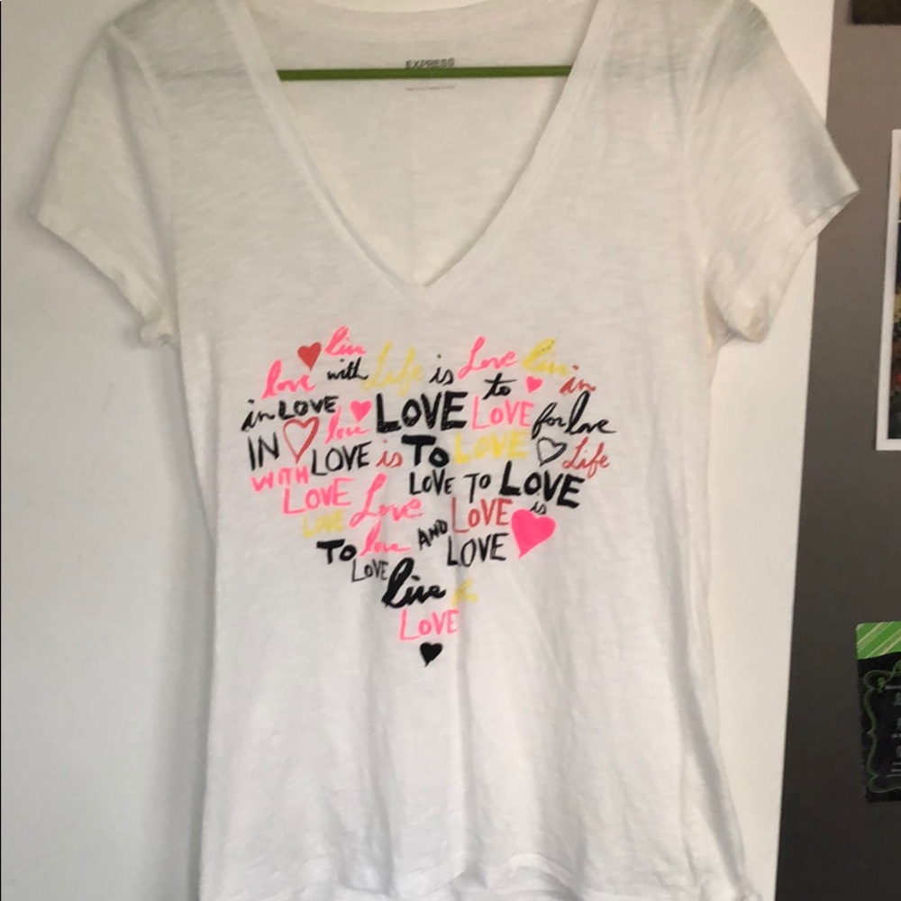 V neck tee
